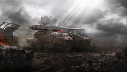 futuristic mud tank Sci Fi vehicle HD Desktop Wallpaper | Background Image