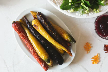  Roasted Rainbow Carrots by Sarah Pflug