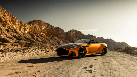 supercar cabriolet orange car car Aston Martin vehicle Aston Martin DBS Superleggera HD Desktop Wallpaper | Background Image