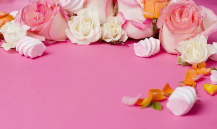 rose food marshmallow HD Desktop Wallpaper | Background Image