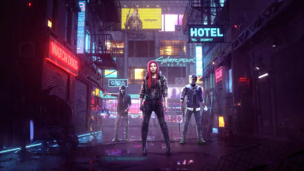 futuristic video game Cyberpunk 2077 Futuristic Gaming HD Desktop Wallpaper | Background Image
