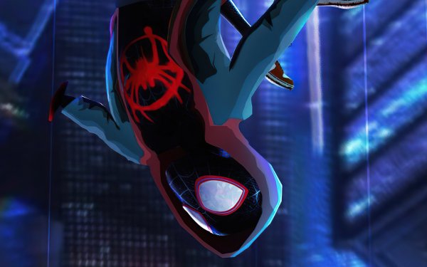 Movie Spider-Man: Into The Spider-Verse Spider-Man Miles Morales HD Wallpaper | Background Image