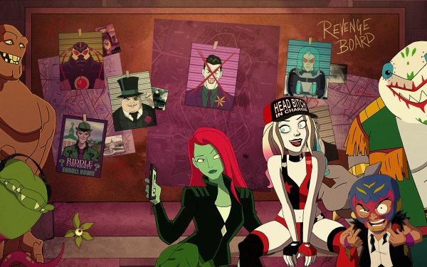 TV Show Harley Quinn Poison Ivy Clayface King Shark Doctor Psycho DC Comics HD Wallpaper | Background Image