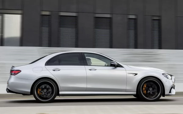 silver car car Mercedes-Benz Mercedes-AMG vehicle Mercedes-AMG E 63 HD Desktop Wallpaper | Background Image