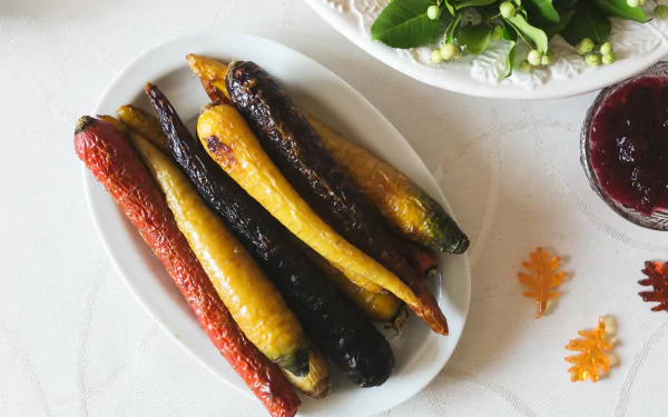  Roasted Rainbow Carrots by Sarah Pflug