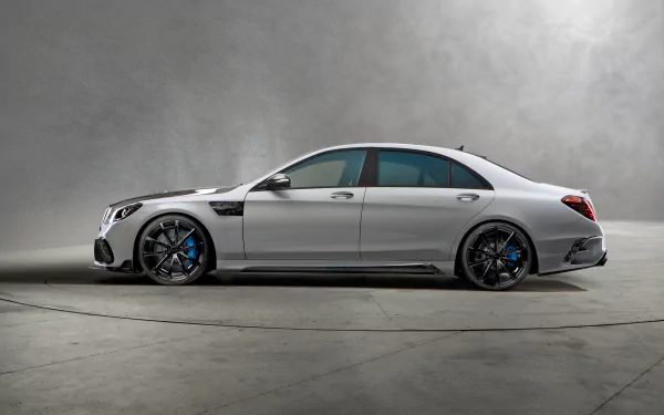 silver car car Mercedes-Benz vehicle Mercedes-AMG S63 HD Desktop Wallpaper | Background Image