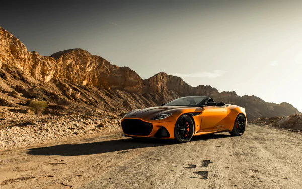 supercar cabriolet orange car car Aston Martin vehicle Aston Martin DBS Superleggera HD Desktop Wallpaper | Background Image