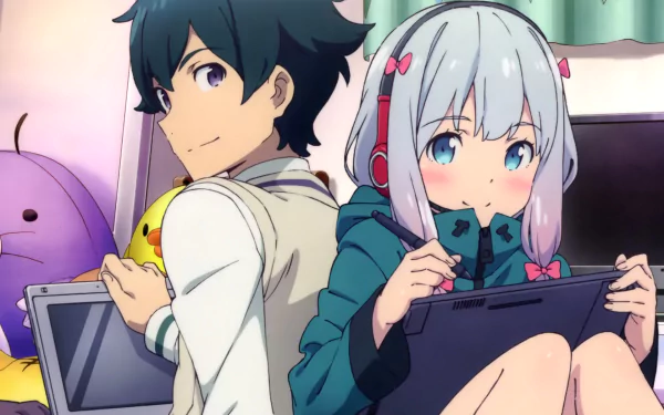 Masamune Izumi Sagiri Izumi HD Desktop Wallpaper | Background Image