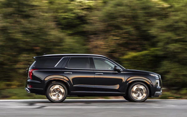 SUV black car car Hyundai vehicle Hyundai Palisade HD Desktop Wallpaper | Background Image