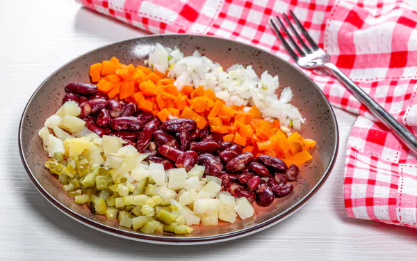 cucumber carrot beans food vegetable HD Desktop Wallpaper | Background Image