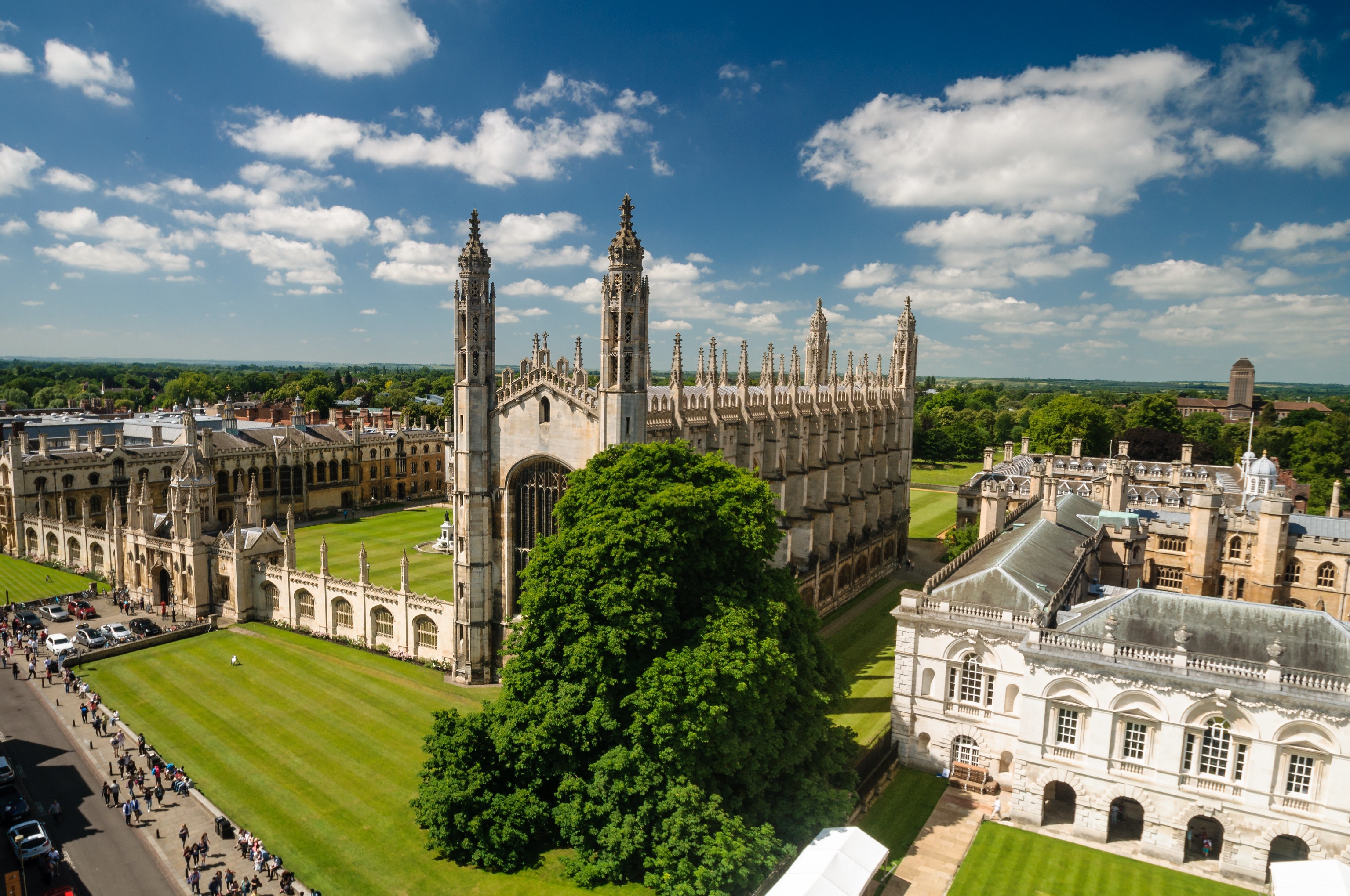 Majestic Cambridge Chapel Iconic English University Landmark HD Wallpaper