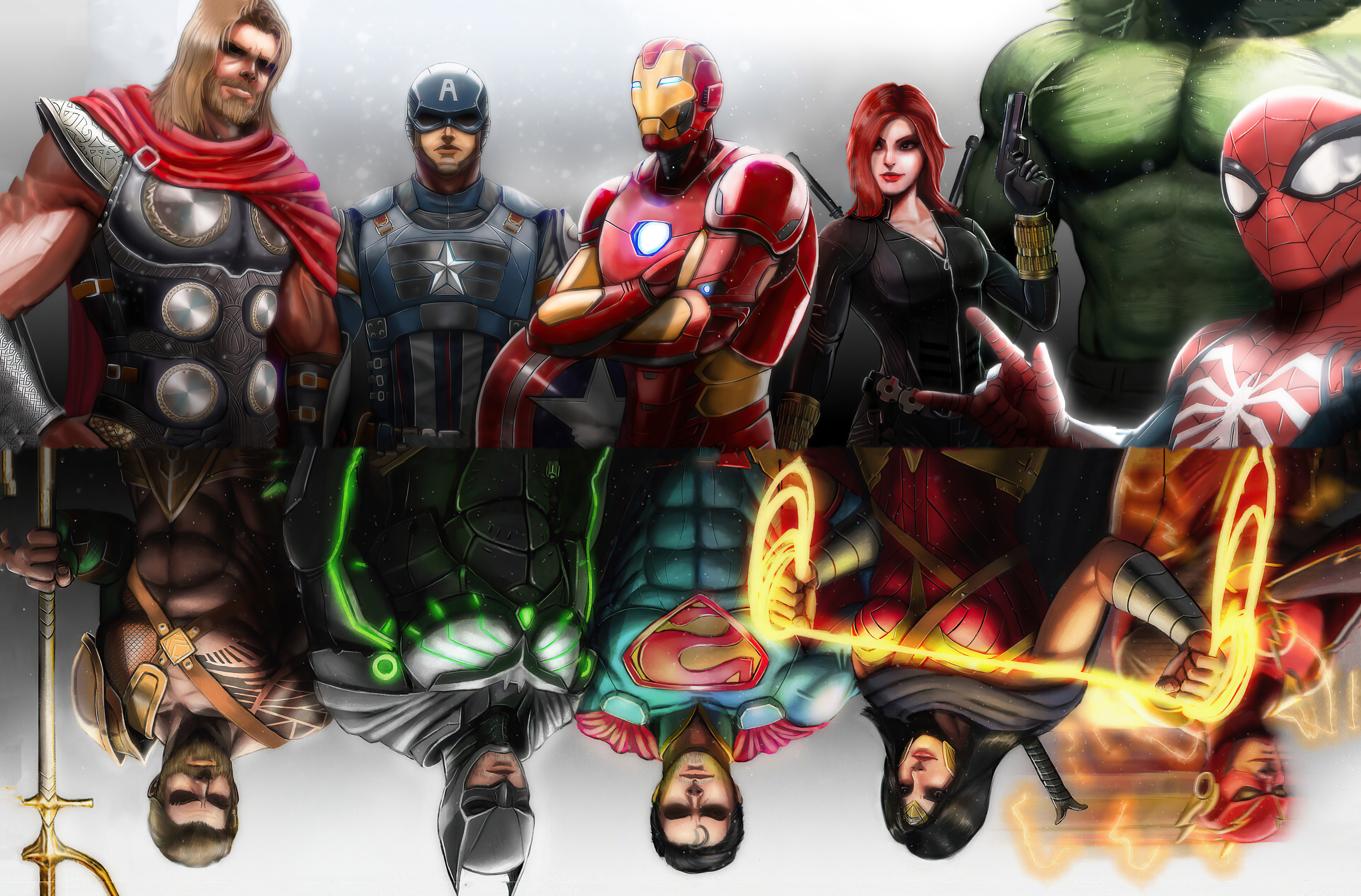 Comics Crossover HD Wallpaper | Background Image