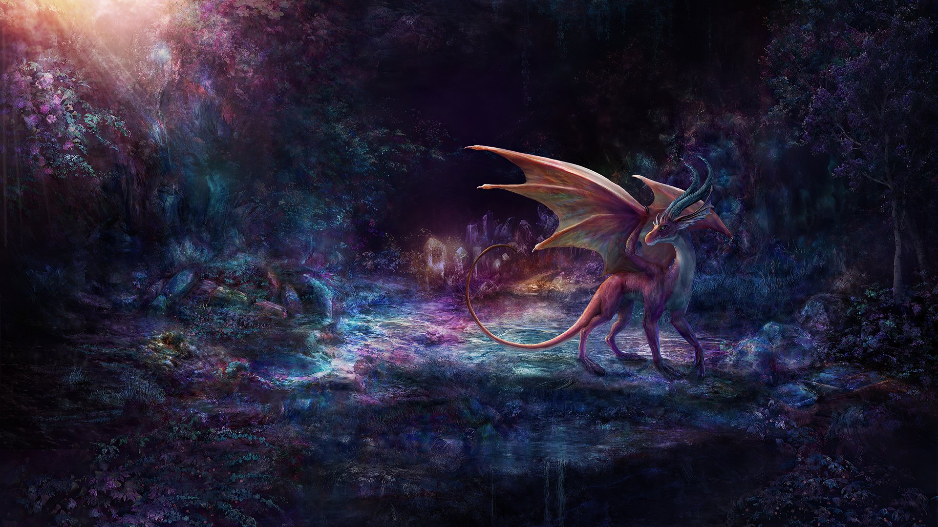 Download Fantasy Dragon HD Wallpaper by BJPentecost