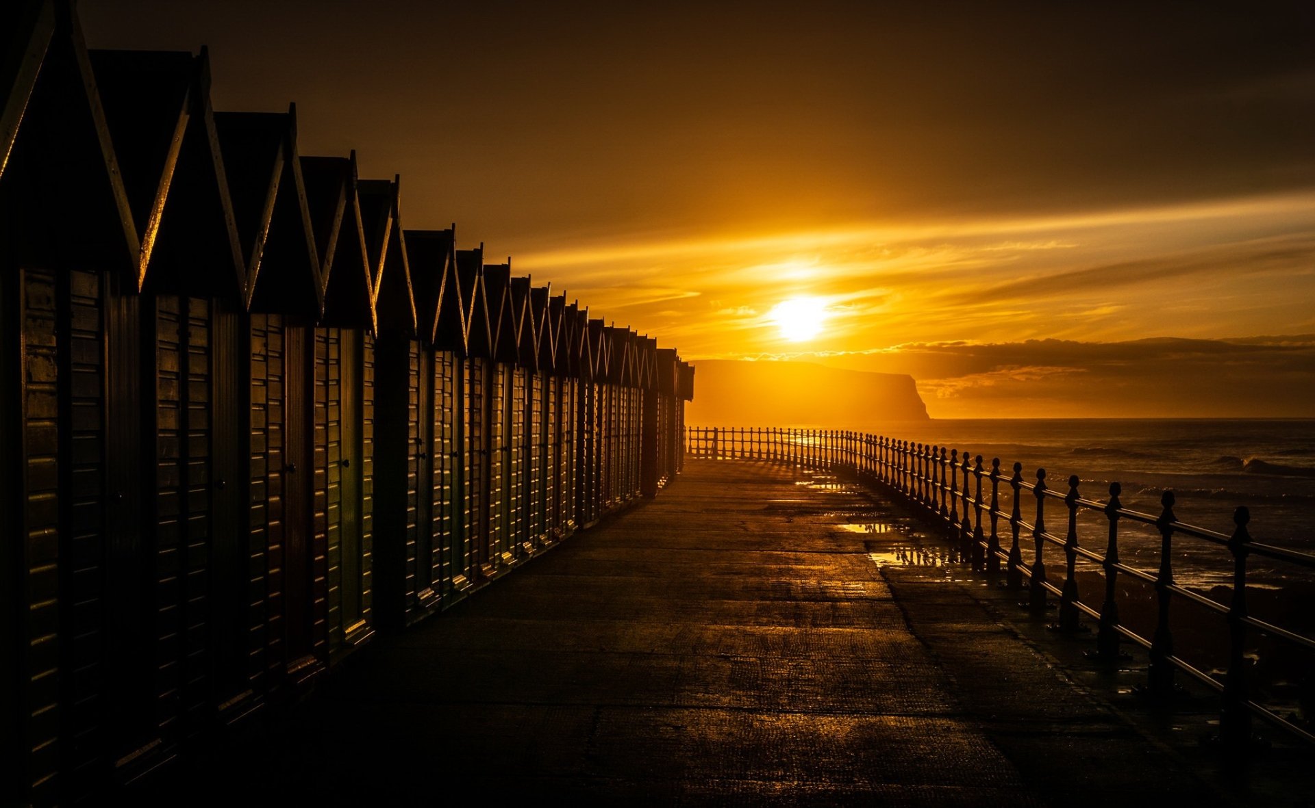 Download Coast Sea Beach House Photography Sunset HD Wallpaper by ianrwmccracken