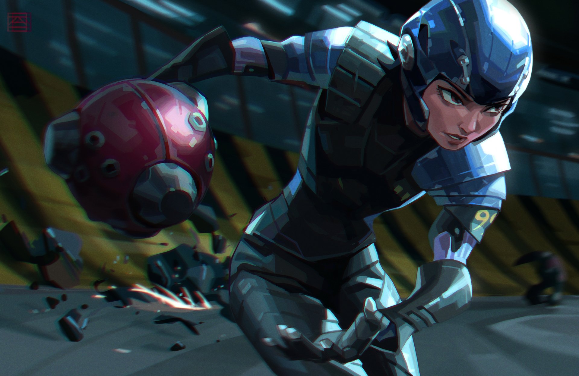 Download Alita (Alita: Battle Angel) Movie Alita: Battle Angel HD Wallpaper by Kai Chang