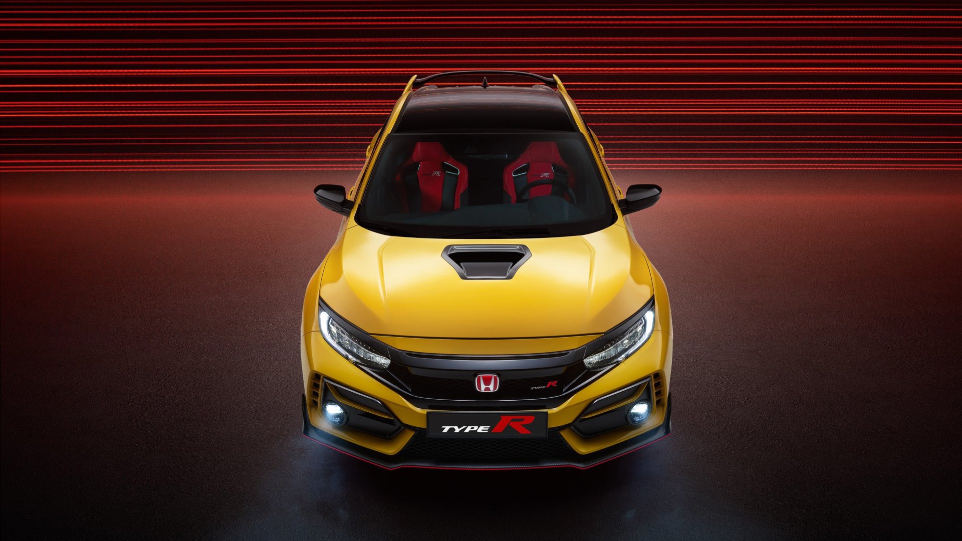 Download Yellow Car Car Honda Civic Honda Vehicle Honda Civic Type R HD