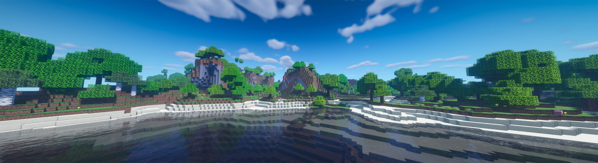 Minecraft HD Wallpaper | Background Image | 3955x1080 | ID:1099438