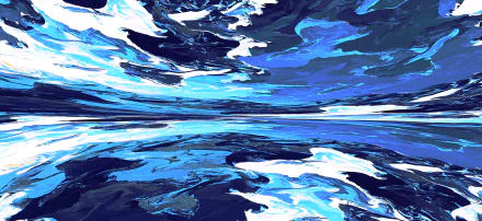 fractal Abstract blue abstract blue HD Desktop Wallpaper | Background Image