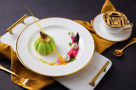 meringue dessert food coffee HD Desktop Wallpaper | Background Image