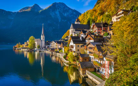 Austria man made Hallstatt HD Desktop Wallpaper | Background Image
