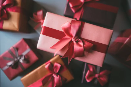 ribbon box Misc gift HD Desktop Wallpaper | Background Image