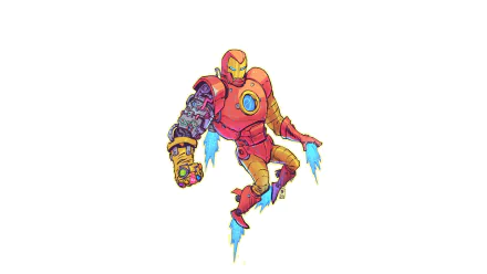 Comic Iron Man HD Desktop Wallpaper | Background Image