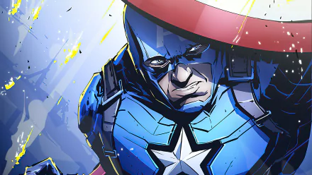 Comic Captain America HD Desktop Wallpaper | Background Image
