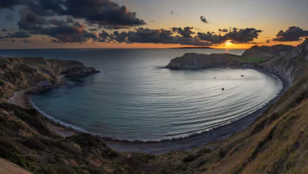  England, Dorset, Bay Lulworth-Cov