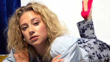 blonde American actress Celebrity Lili Reinhart HD Desktop Wallpaper | Background Image