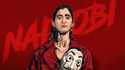 Nairobi (La Casa De Papel) Money Heist TV Show HD Desktop Wallpaper | Background Image