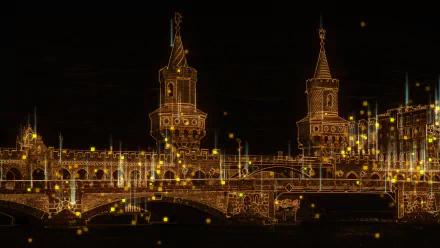 building river Berlin man made bridge HD Desktop Wallpaper | Background Image