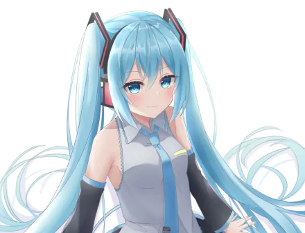 Hatsune Miku Anime Vocaloid HD Desktop Wallpaper | Background Image