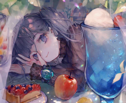 Anime girl anime girl HD Desktop Wallpaper | Background Image