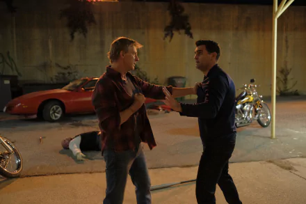 William Zabka Johnny Lawrence Ralph Macchio Daniel LaRusso TV Show Cobra Kai HD Desktop Wallpaper | Background Image