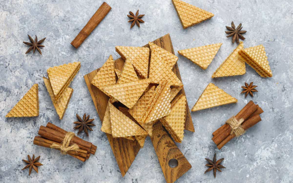  Wafer Biscuits also known as Waffle Biscuits