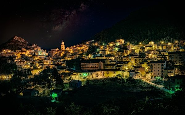 Man Made Town Towns Italy San Fele Basilicate HD Wallpaper | Background Image