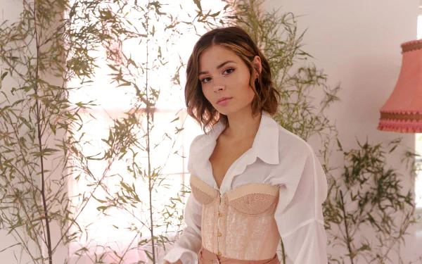 shirt corset singer music Nina Nesbitt HD Desktop Wallpaper | Background Image