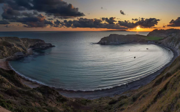  England, Dorset, Bay Lulworth-Cov
