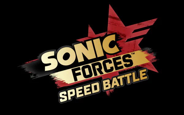 logo video game Sonic Forces: Speed Battle HD Desktop Wallpaper | Background Image