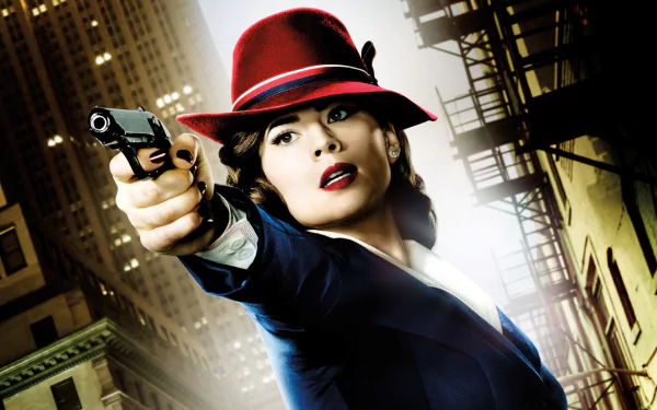 Hayley Atwell Peggy Carter TV Show Agent Carter HD Desktop Wallpaper | Background Image