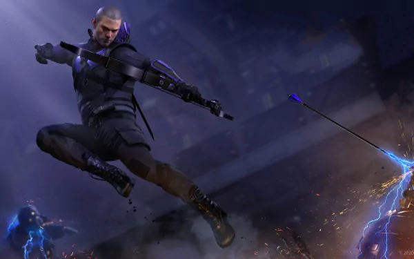 Clint Barton Hawkeye video game Marvel's Avengers HD Desktop Wallpaper | Background Image