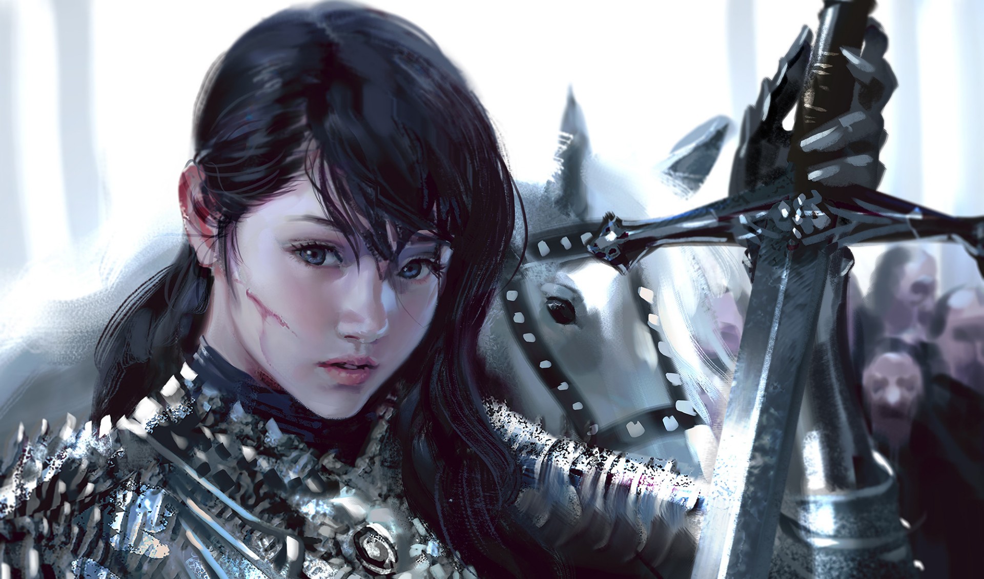 Download Woman Warrior Fantasy HD Wallpaper by Erak note