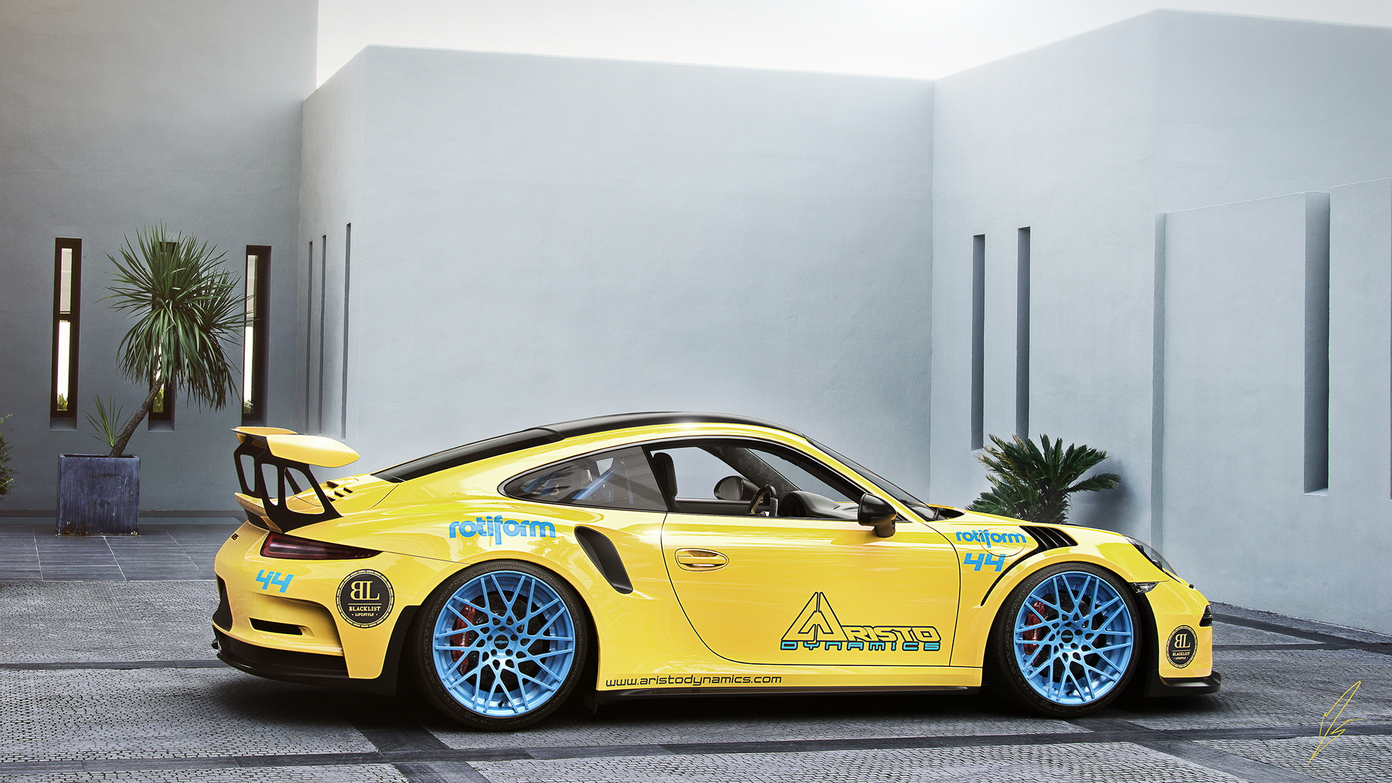 Porsche 911 GT2 HD Wallpaper | Background Image | 2000x1125