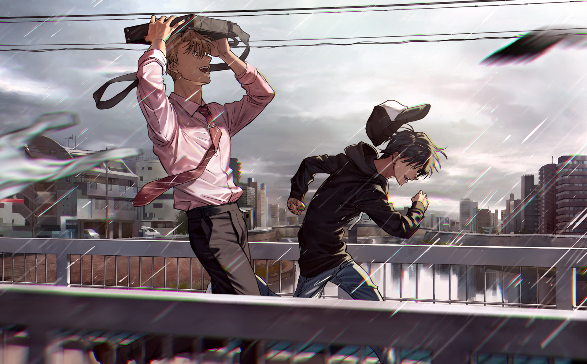 Download Anime Original HD Wallpaper by YoNatsuishi