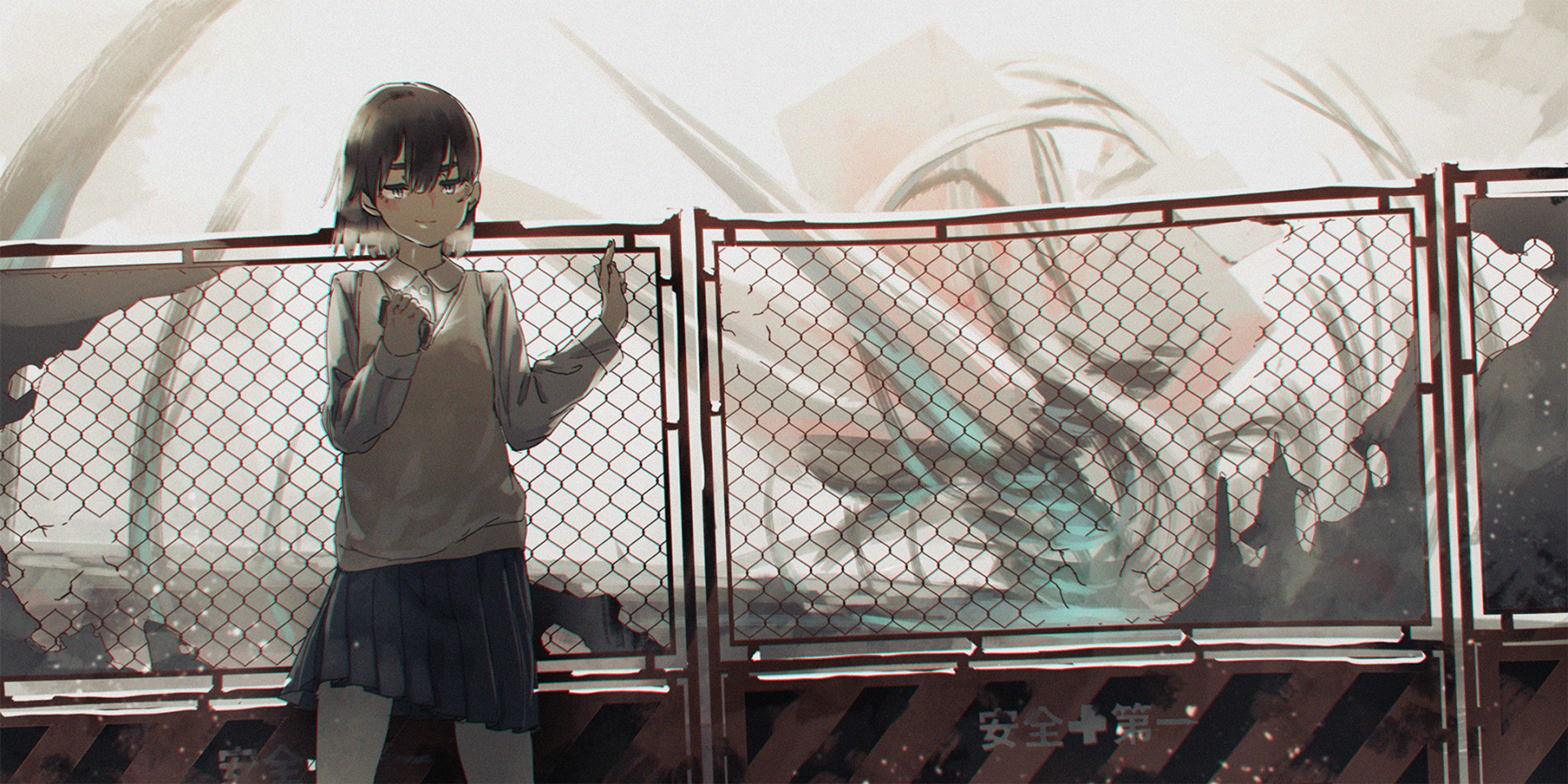 Download Anime Girl Anime Girl HD Wallpaper by れおえん