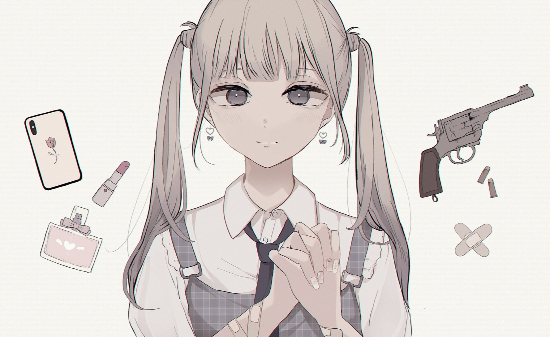 Download Anime Girl Anime Girl HD Wallpaper by つるせ