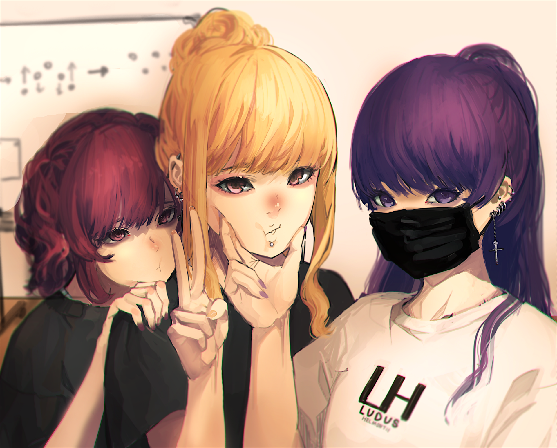 Download Anime Girl Anime Girl HD Wallpaper by 洛垣　駿人