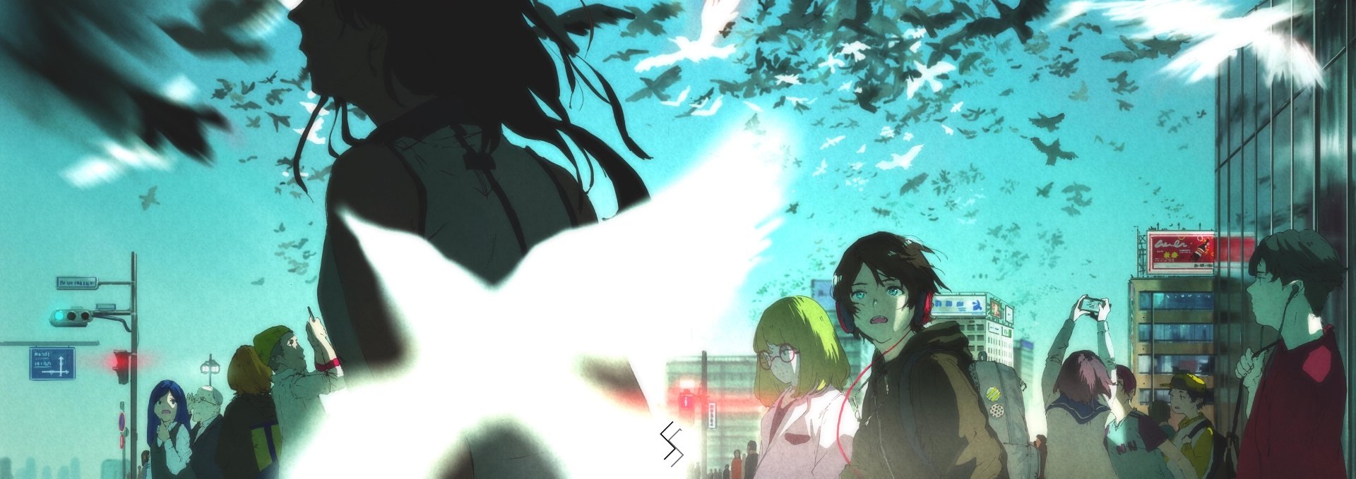 Download Bird Anime People Anime Bird 4k Ultra HD Wallpaper by syo5