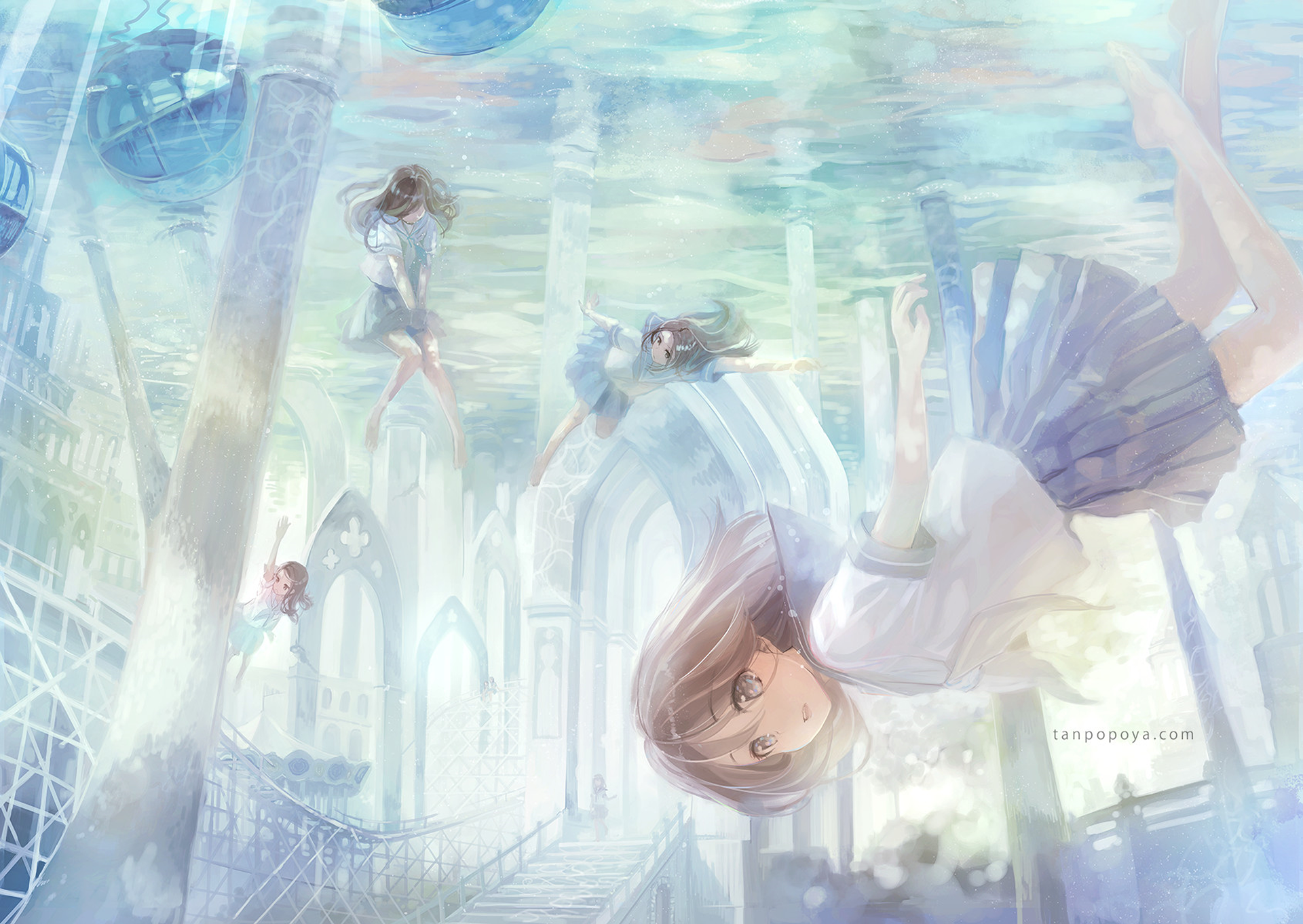 Download Anime Girl Anime Girl HD Wallpaper by 成瀬ちさと