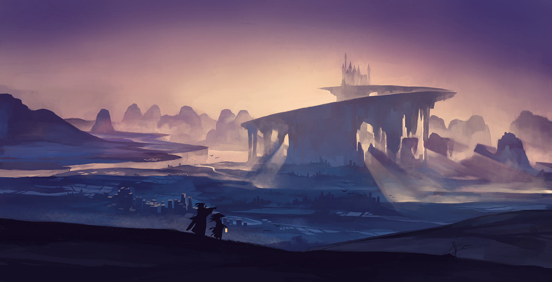 Download Anime Landscape Anime Landscape HD Wallpaper by 韩一杰